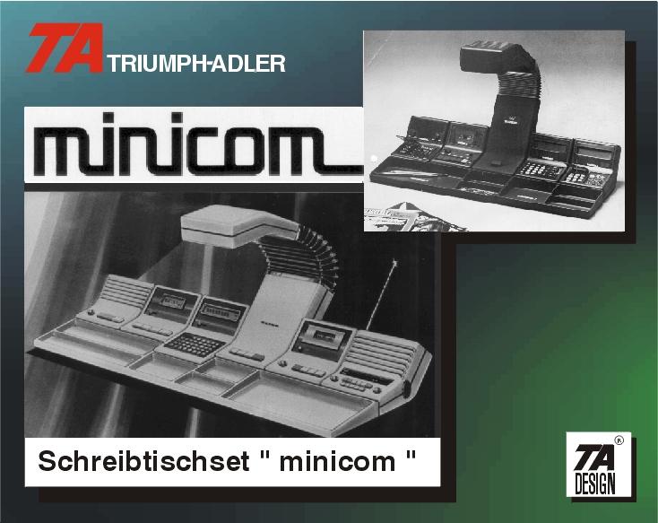 Triumph-Adler minicom 3, Werbung